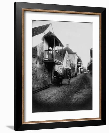 Street in St. Augustine, Florida-null-Framed Photographic Print