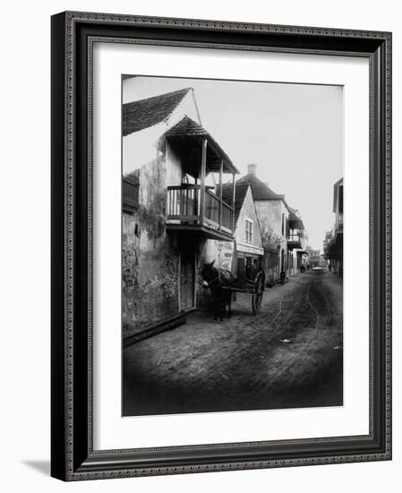 Street in St. Augustine, Florida-null-Framed Photographic Print