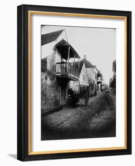 Street in St. Augustine, Florida-null-Framed Photographic Print