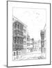 Street in St Gall, 1835-null-Mounted Giclee Print