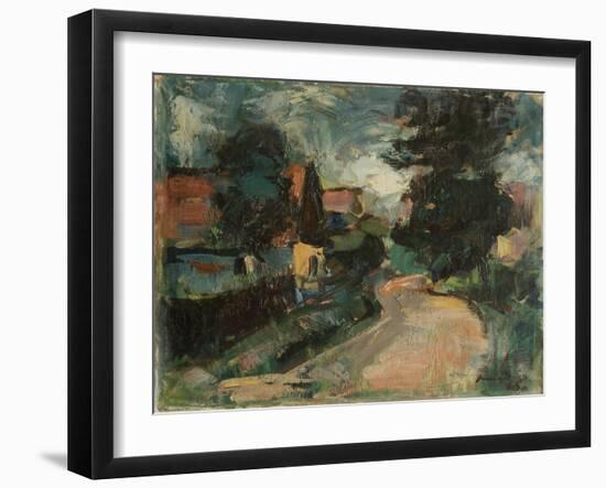 Street in Szada I, 1960-Emil Parrag-Framed Giclee Print