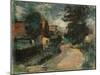 Street in Szada I, 1960-Emil Parrag-Mounted Giclee Print