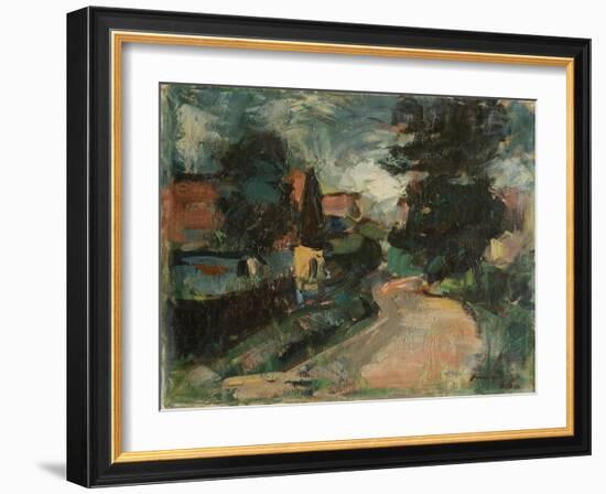 Street in Szada I, 1960-Emil Parrag-Framed Giclee Print