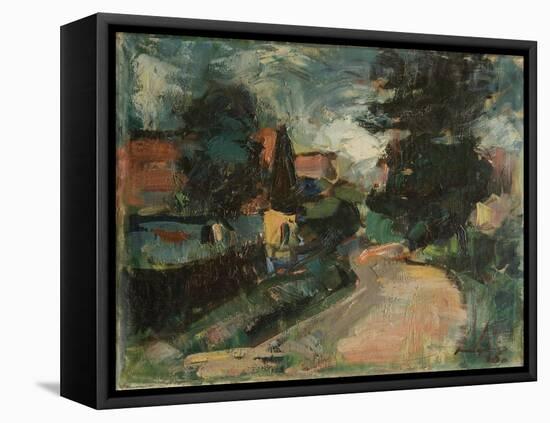 Street in Szada I, 1960-Emil Parrag-Framed Premier Image Canvas