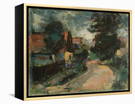 Street in Szada I, 1960-Emil Parrag-Framed Premier Image Canvas