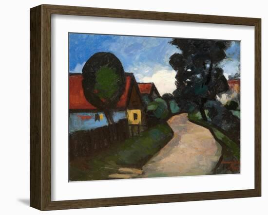 Street in Szada II, 1960-Emil Parrag-Framed Giclee Print