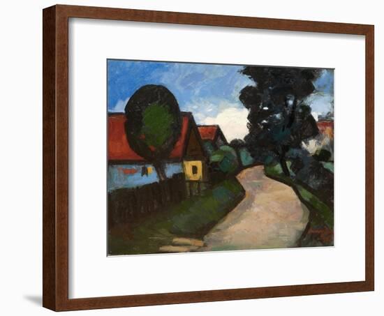 Street in Szada II, 1960-Emil Parrag-Framed Giclee Print