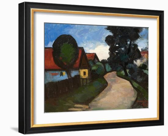 Street in Szada II, 1960-Emil Parrag-Framed Giclee Print