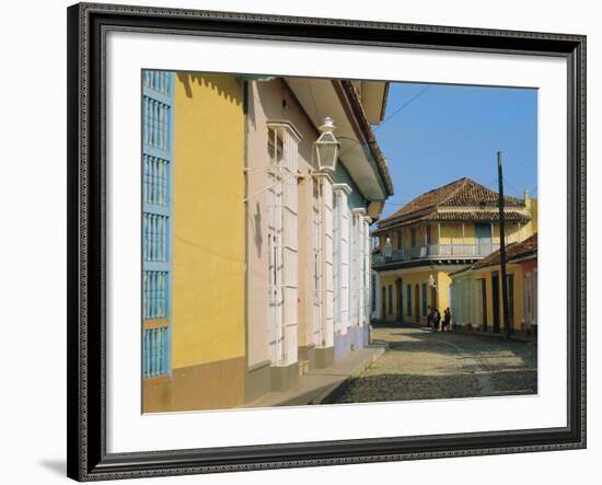 Street in the Colonial Town, Trinidad, Sancti Spiritus, Cuba-J P De Manne-Framed Photographic Print