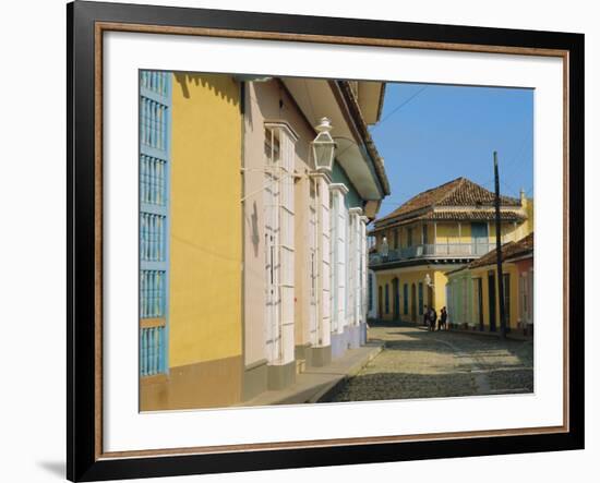 Street in the Colonial Town, Trinidad, Sancti Spiritus, Cuba-J P De Manne-Framed Photographic Print