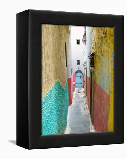 Street in the Kasbah, Tangier, Morocco, North Africa, Africa-Nico Tondini-Framed Premier Image Canvas