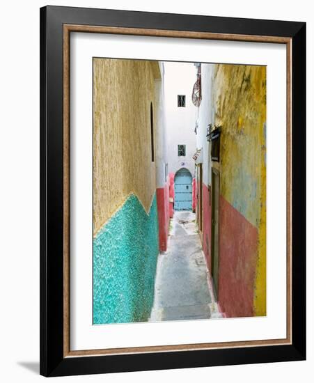 Street in the Kasbah, Tangier, Morocco, North Africa, Africa-Nico Tondini-Framed Photographic Print