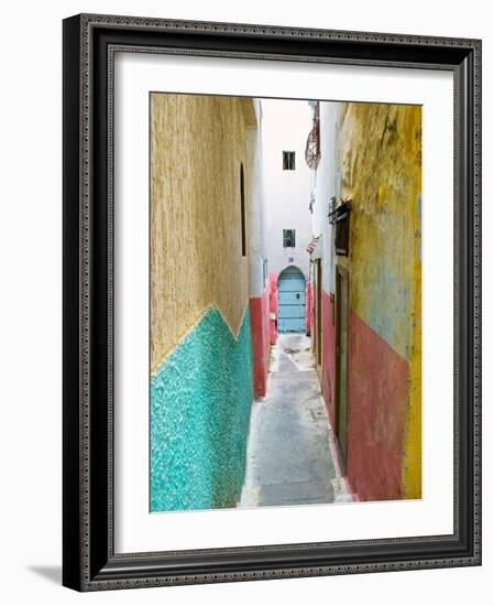 Street in the Kasbah, Tangier, Morocco, North Africa, Africa-Nico Tondini-Framed Photographic Print