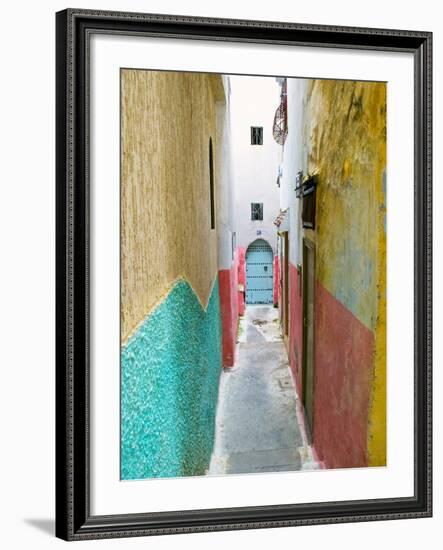 Street in the Kasbah, Tangier, Morocco, North Africa, Africa-Nico Tondini-Framed Photographic Print