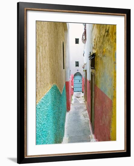 Street in the Kasbah, Tangier, Morocco, North Africa, Africa-Nico Tondini-Framed Photographic Print