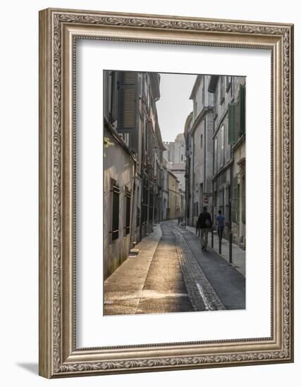 Street in the Old Town of Avignon, Vaucluse, Provence, France,-Bernd Wittelsbach-Framed Photographic Print