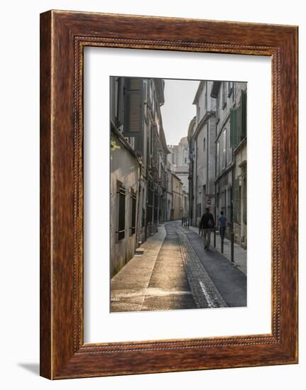 Street in the Old Town of Avignon, Vaucluse, Provence, France,-Bernd Wittelsbach-Framed Photographic Print