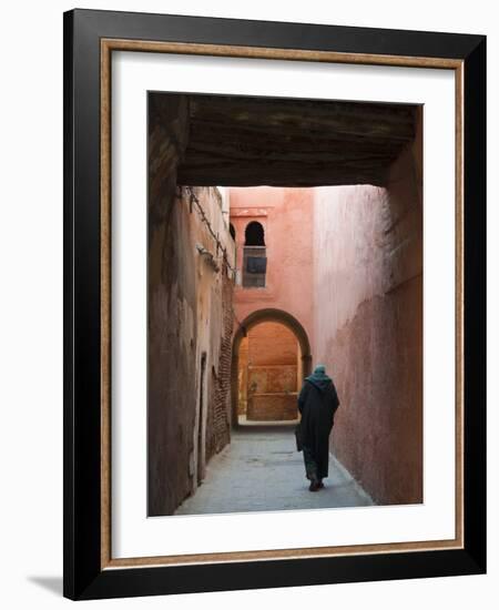 Street in the Souk, Medina, Marrakech (Marrakesh), Morocco, North Africa, Africa-Nico Tondini-Framed Photographic Print