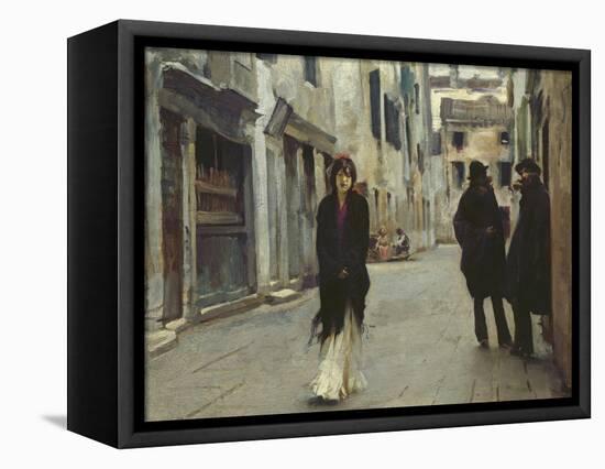 Street in Venice, 1911-John Singer Sargent-Framed Stretched Canvas