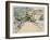 Street in Villefranche, c.1927-George Leslie Hunter-Framed Giclee Print