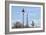 Street Lamps And Eiffel Tower-Cora Niele-Framed Giclee Print