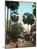 Street Leading Towards the Shwedagon Pagoda, Rangoon, Burma, Late 19th or Early 20th Century-null-Mounted Giclee Print