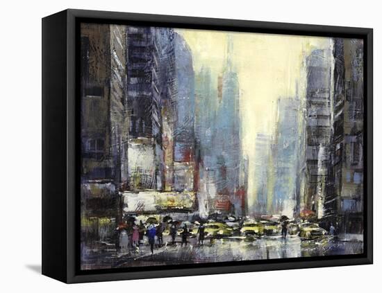Street Level-Brent Heighton-Framed Stretched Canvas