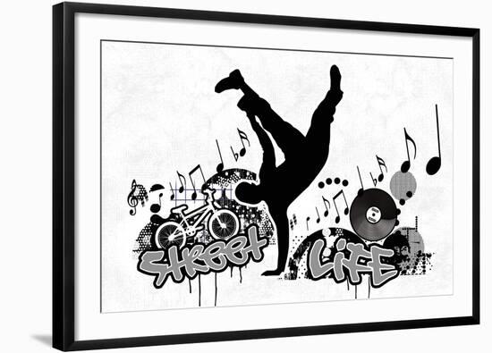 Street Life-Tom Frazier-Framed Giclee Print