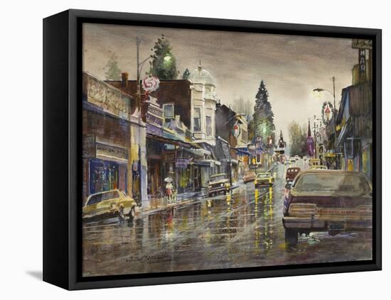 Street Lights-LaVere Hutchings-Framed Premier Image Canvas