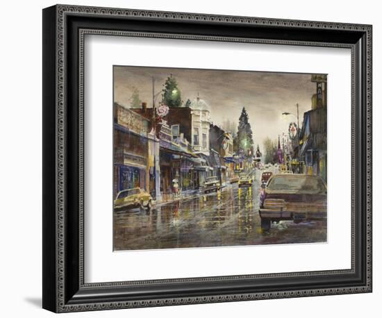 Street Lights-LaVere Hutchings-Framed Giclee Print