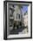 Street Lined with Hollyhocks, St. Martin-De-Re, Ile De Re Charente-Maritime, France, Europe-Peter Richardson-Framed Photographic Print