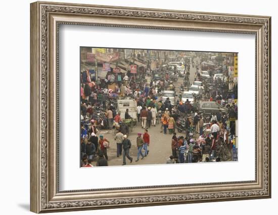 Street Market, Amritsar. Punjab, India, Asia-Tony Waltham-Framed Photographic Print