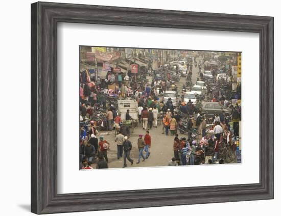 Street Market, Amritsar. Punjab, India, Asia-Tony Waltham-Framed Photographic Print