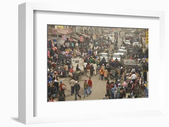Street Market, Amritsar. Punjab, India, Asia-Tony Waltham-Framed Photographic Print