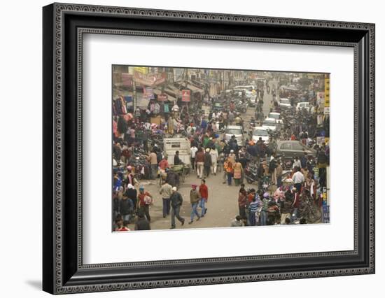 Street Market, Amritsar. Punjab, India, Asia-Tony Waltham-Framed Photographic Print