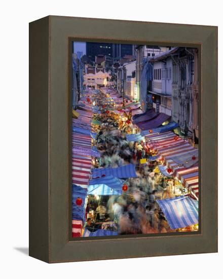 Street Market, China Town, Singapore-Rex Butcher-Framed Premier Image Canvas