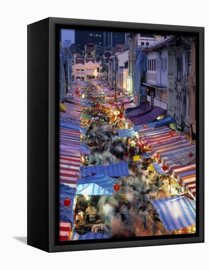 Street Market, China Town, Singapore-Rex Butcher-Framed Premier Image Canvas