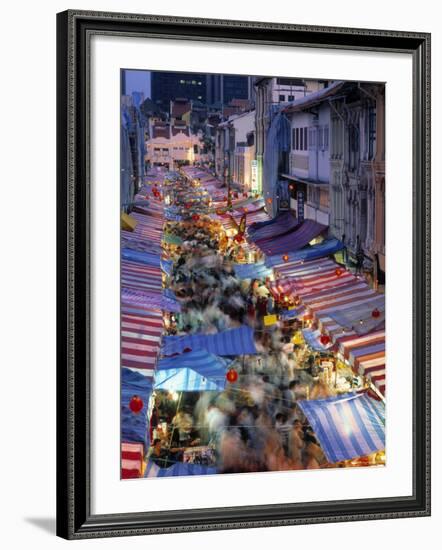 Street Market, China Town, Singapore-Rex Butcher-Framed Photographic Print