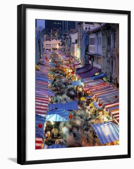 Street Market, China Town, Singapore-Rex Butcher-Framed Photographic Print