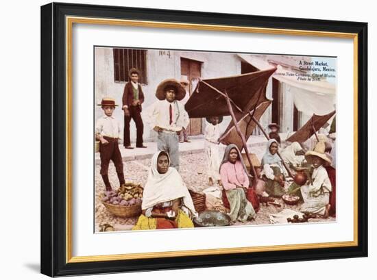 Street Market, Guadalajara, Mexico-null-Framed Art Print