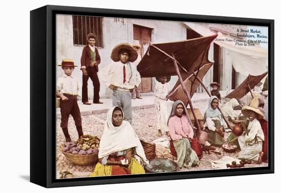 Street Market, Guadalajara, Mexico-null-Framed Stretched Canvas
