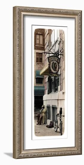 Street Musician-Jean Onesti-Framed Art Print