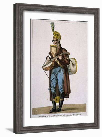 Street Musician-Antoine Charles Horace Vernet-Framed Giclee Print