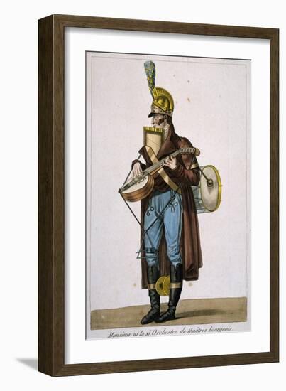 Street Musician-Antoine Charles Horace Vernet-Framed Giclee Print