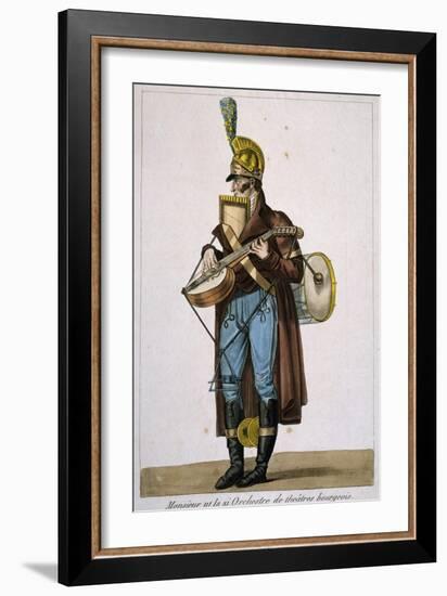 Street Musician-Antoine Charles Horace Vernet-Framed Giclee Print