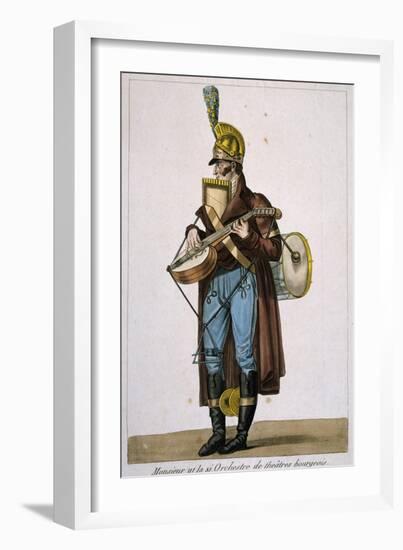 Street Musician-Antoine Charles Horace Vernet-Framed Giclee Print