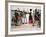 Street Musicians Performing in Streets of Paris, France-null-Framed Giclee Print
