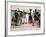 Street Musicians Performing in Streets of Paris, France-null-Framed Giclee Print