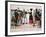 Street Musicians Performing in Streets of Paris, France-null-Framed Giclee Print