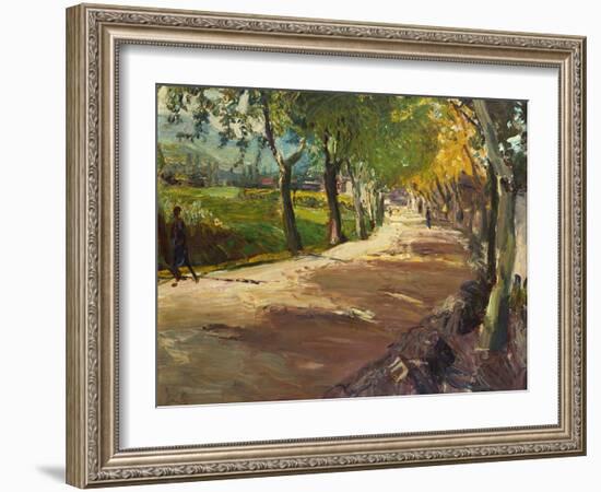 Street near Godramstein, 1909-Max Slevogt-Framed Giclee Print